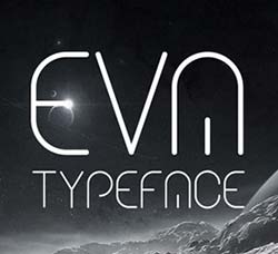 时尚的女性产品专用字体：Eva Typeface